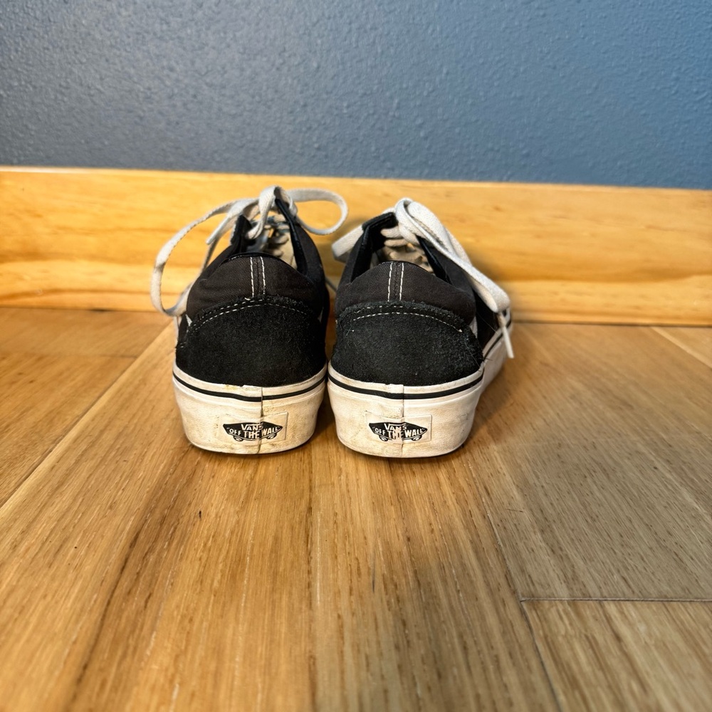 Vans Old Skool Skater Black and White Platform lace up sneakers Men’s 6.5/W 8 - Picture 7 of 10